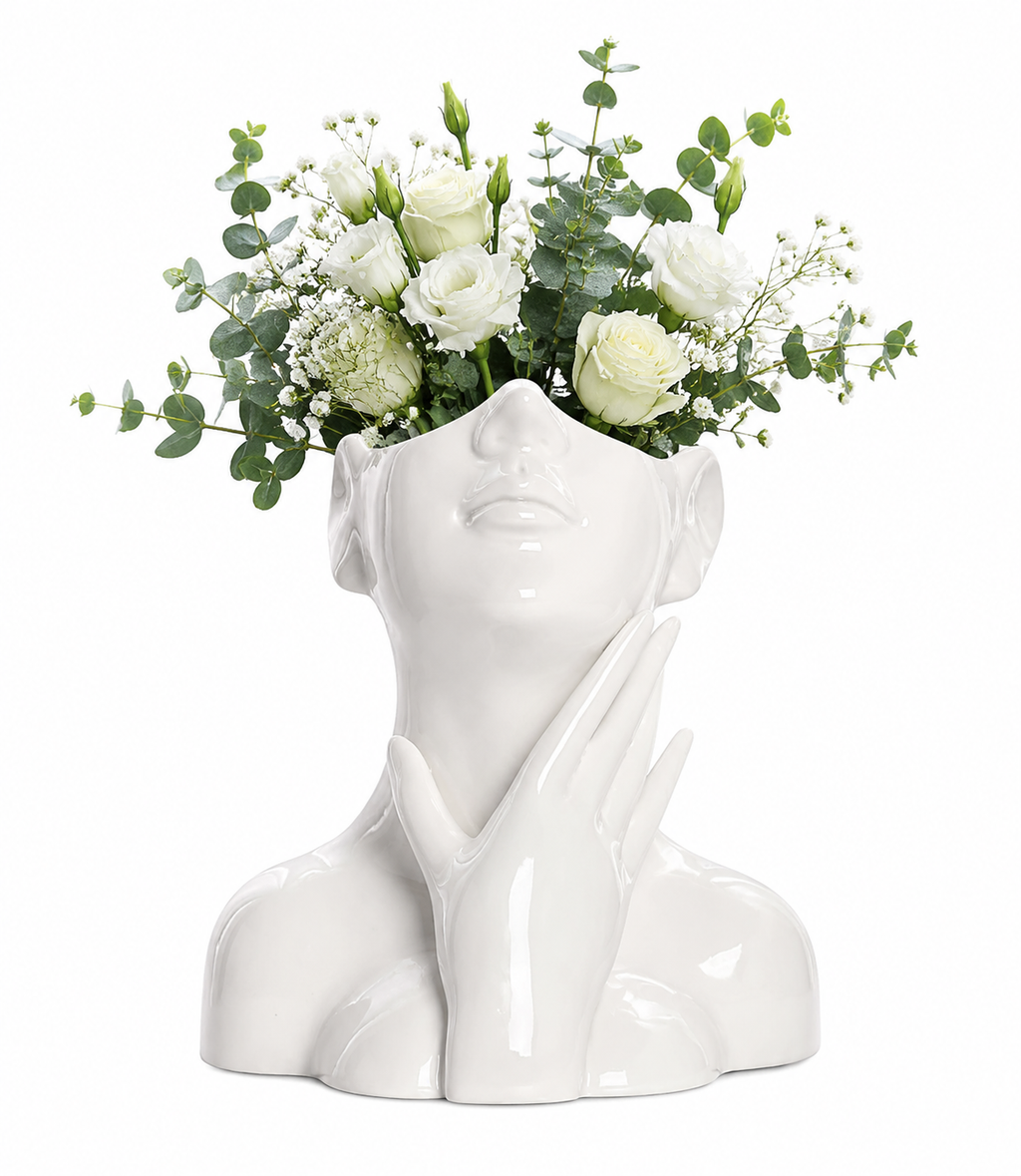 Contemporary Ceramic Vase for Modern Home Decoration