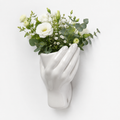 Hand Shaped Ceramic Wall Vase