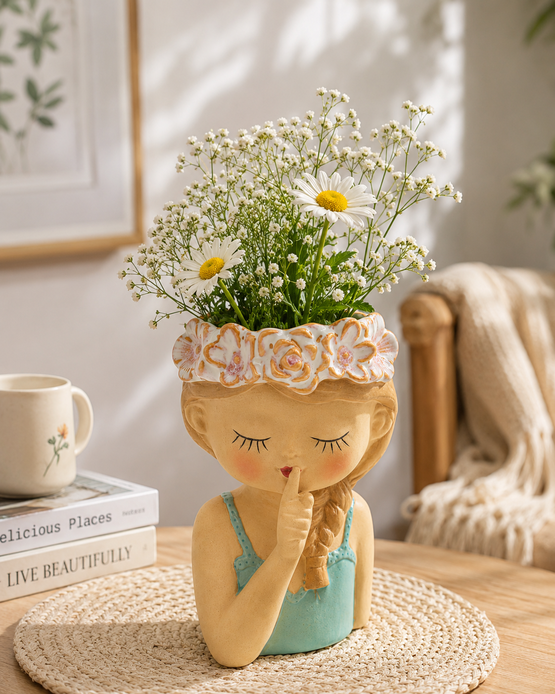 Handmade Style Ceramic Flower Vase