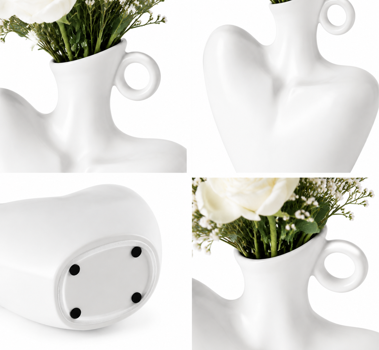 Modern Decorative Ceramic Flower Vase for Home Decor