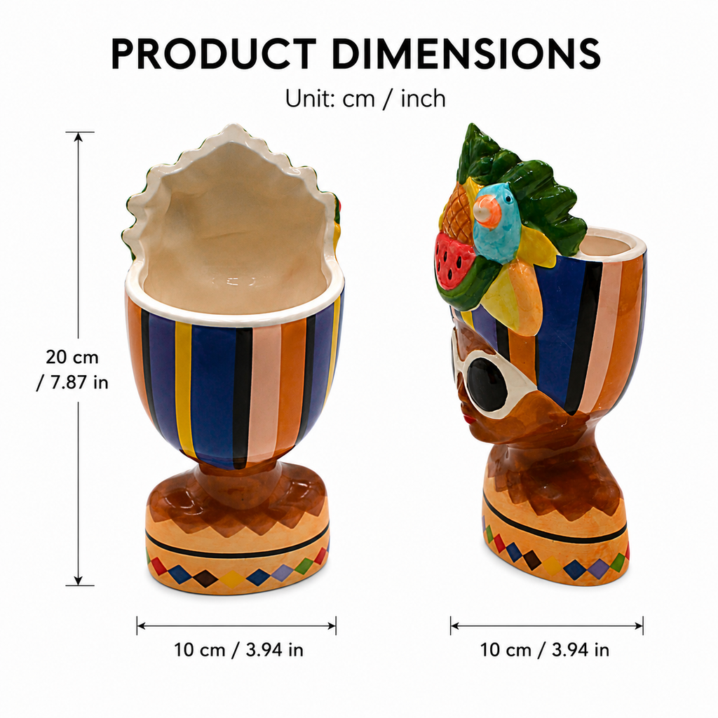 Handmade Style Ceramic Flower Vase