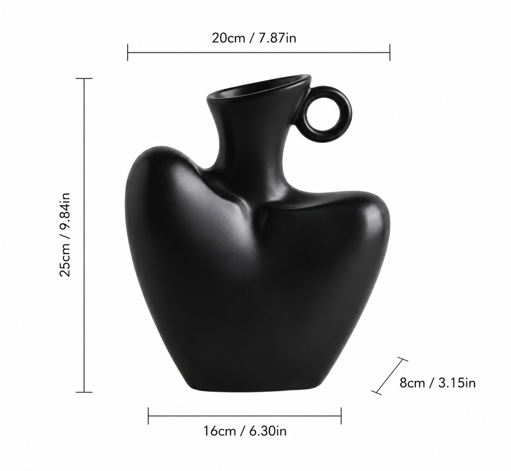 Modern Decorative Ceramic Flower Vase for Home Decor