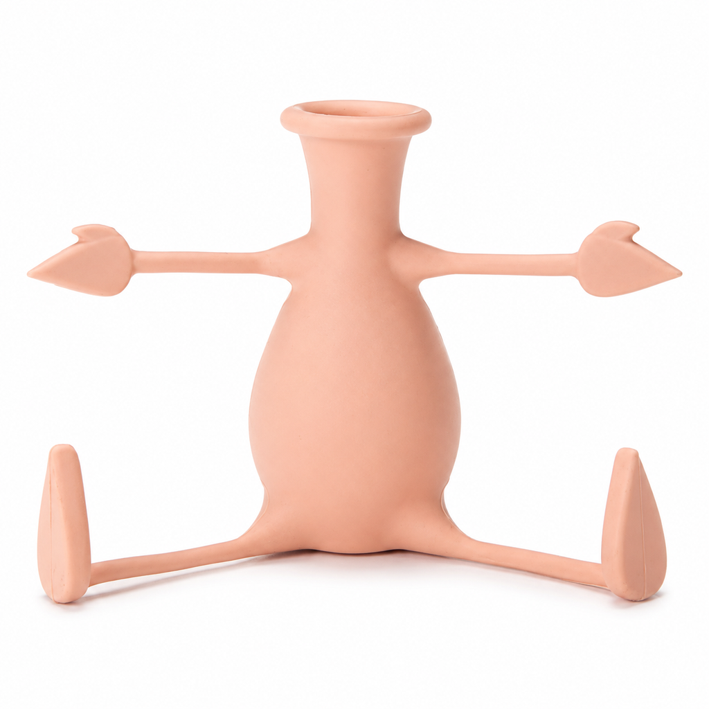 Flexible Poseable Character Flower Vase