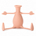 Flexible Poseable Character Flower Vase