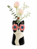 Cute Animal Ceramic Vase for Flowers, Decorative Home Planter